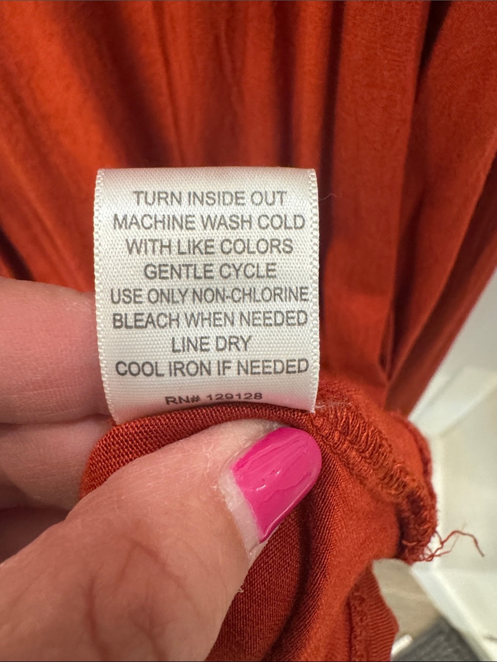 Always Indigo Women's (Sz Medium) Rust Cardigan - Picture 6 of 6